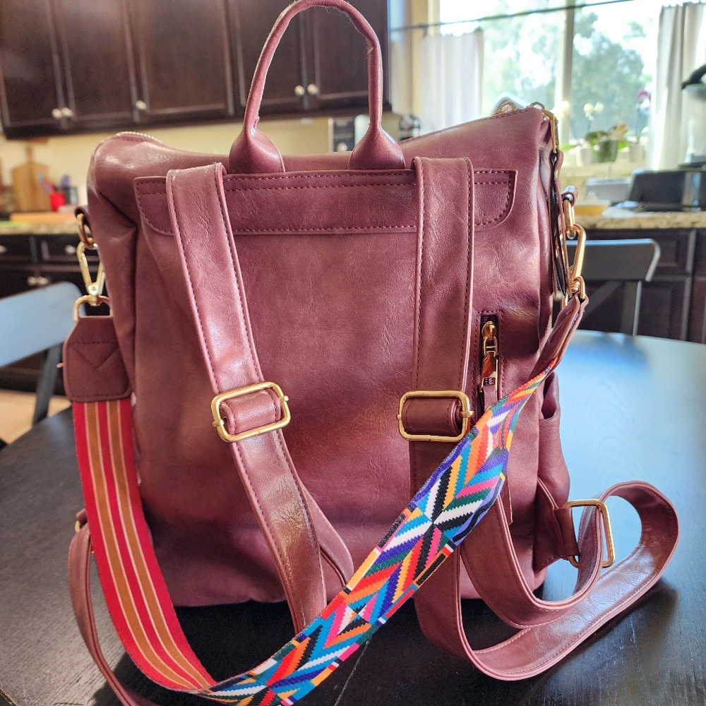 Rose Brielle Convertable Bag Backpack Handbag Dia… - image 2